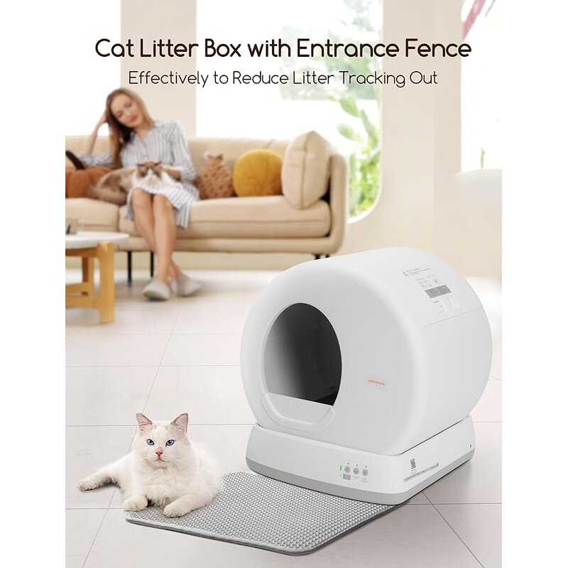 Smart Cat Litter Box Factory - Self-Cleaning Safety Protection APP Control