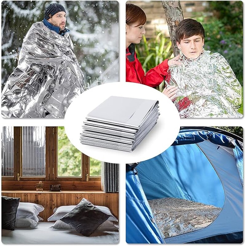 Emergency Blanket Supplier - Mylar Space Survival Kit for Outdoor Hiking Camping