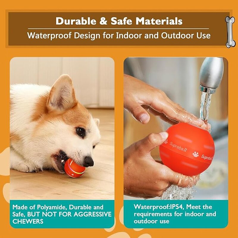 Interactive Dog Toy Factory - Automatic Rolling Ball USB Rechargeable for All Sizes