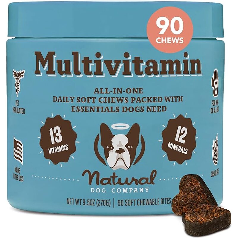 Dog Vitamin Supplement Supplier - Vet Recommended MultiVitamin for Mood Skin Coat