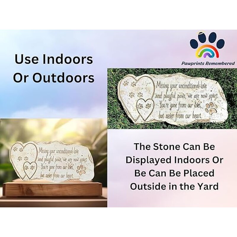 Pet Memorial Stone Manufacturer - Outdoor Garden Lawn Grave Marker Headstone