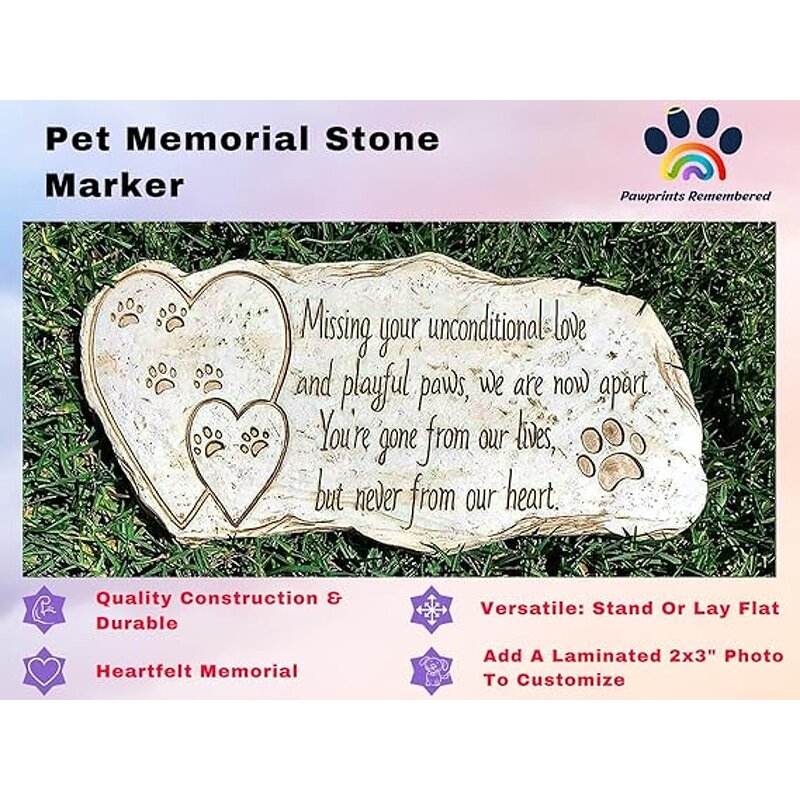 Pet Memorial Stone Manufacturer - Outdoor Garden Lawn Grave Marker Headstone