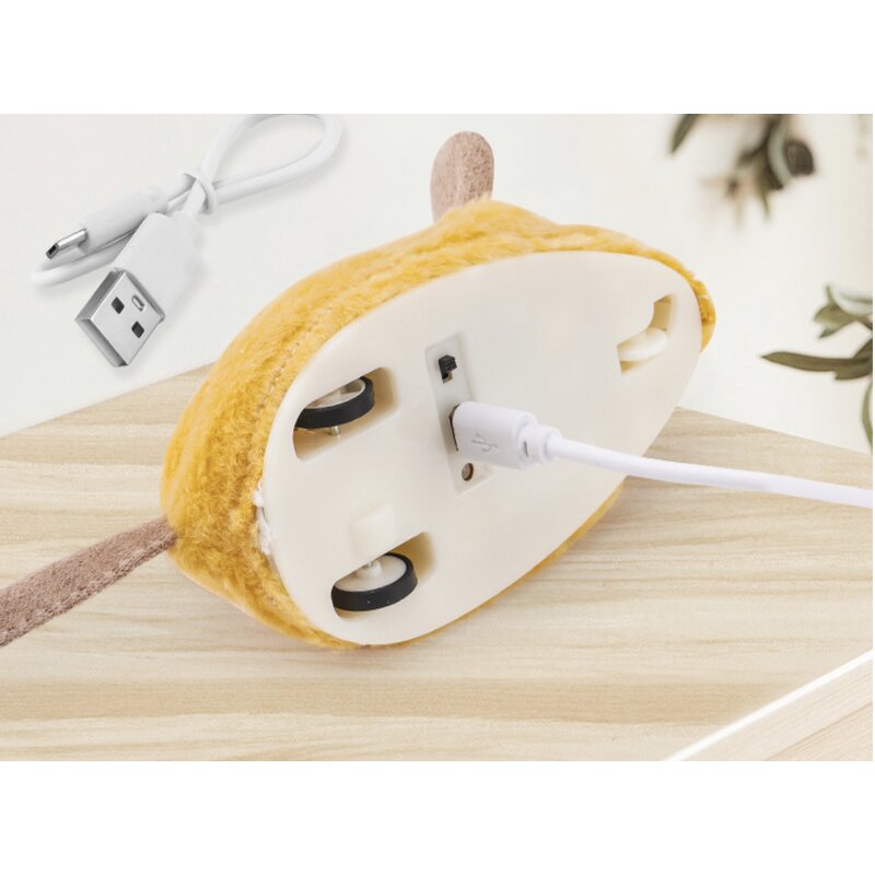 Interactive Cat Toy Manufacturer - Automatic Moving Mouse with Furry Tail