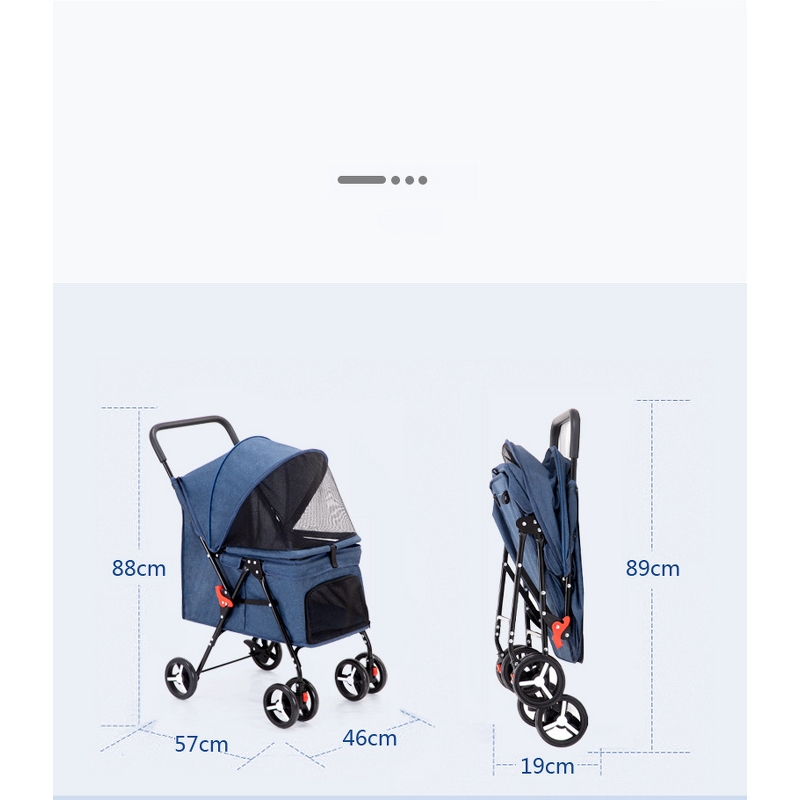 Pet Stroller Manufacturer - Foldable Lightweight for Small Medium Dogs Cats