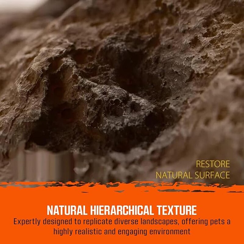 Reptile Dish Manufacturer - Resin Rock Feeder Bowl Water Food Dish Terrarium Decor