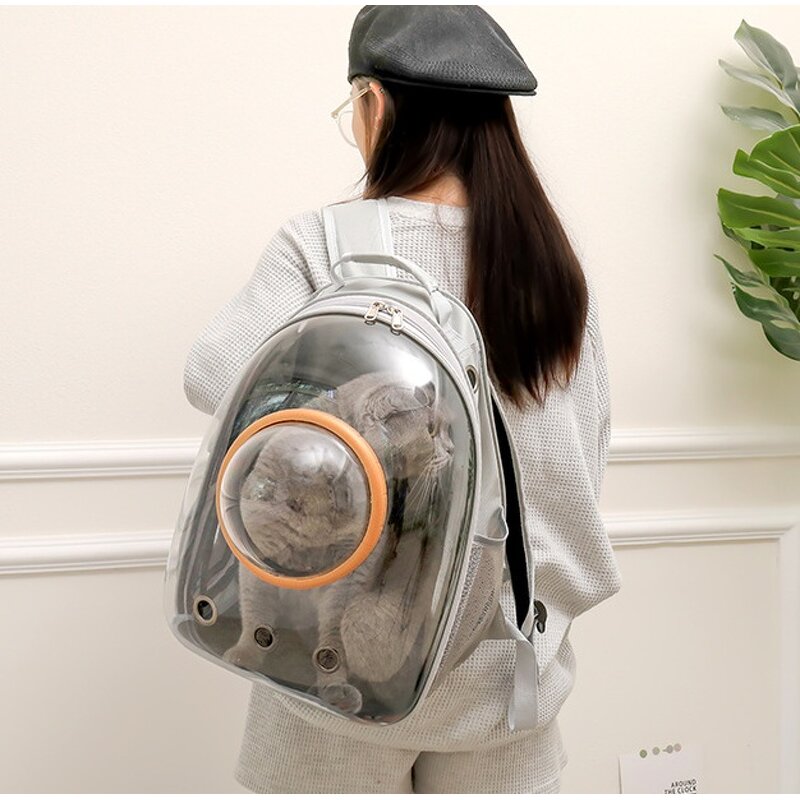 Transparent Pet Backpack Manufacturer - Breathable Space Capsule Cat Bag Wholesale
