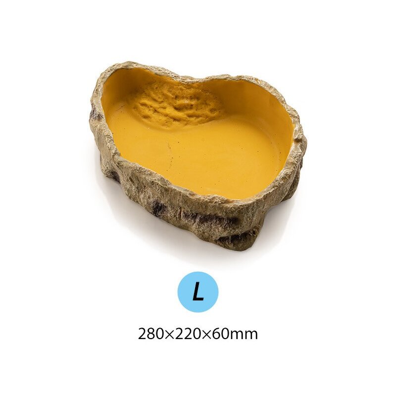 Reptile Toy Supplier - Small Horned Frog Water Basin Landscaping Feeder