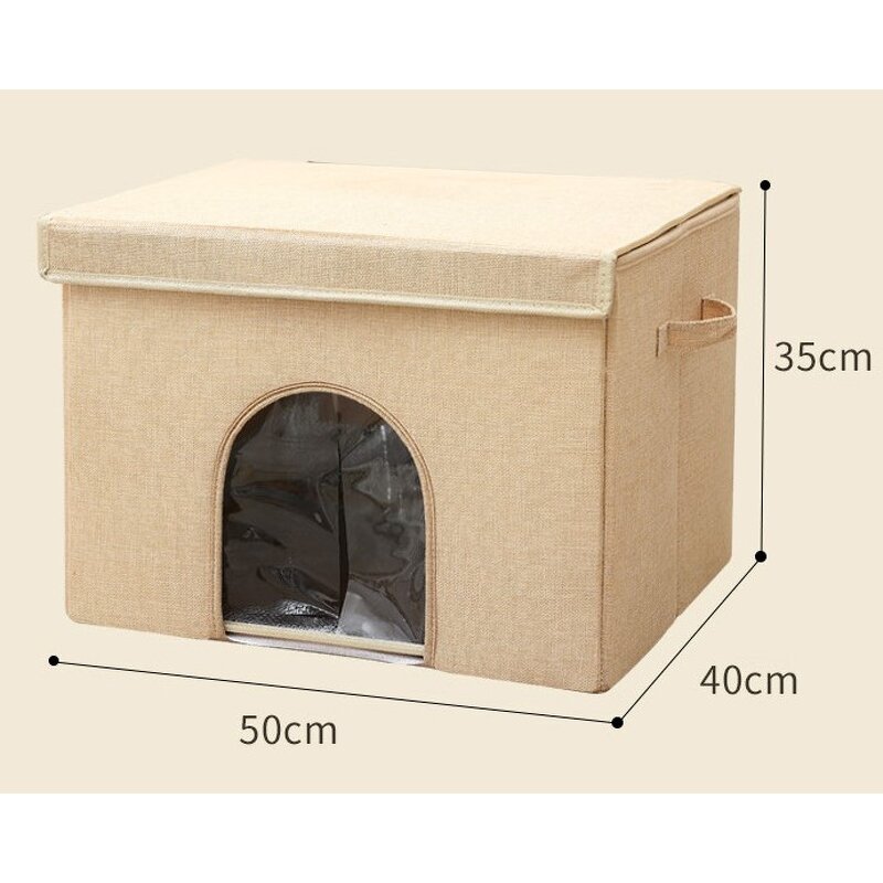 Pet Air Conditioned House Factory - Collapsible Foldable for Indoor Cats Small Dogs