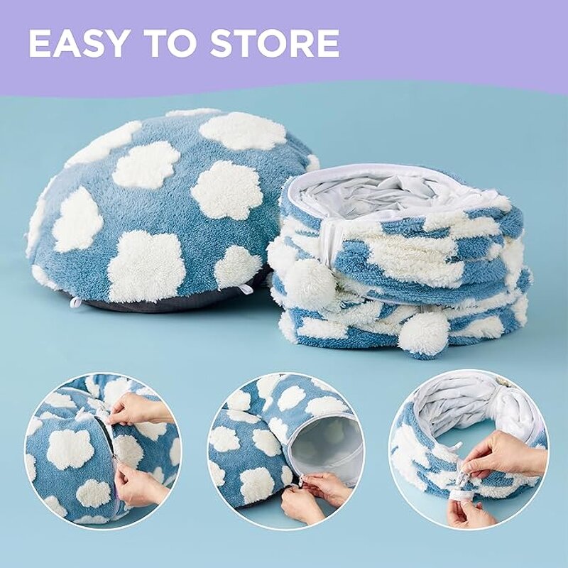 Cat Tunnel Bed Supplier - Donut Shape with Washable Cushion Peekaboo Cave