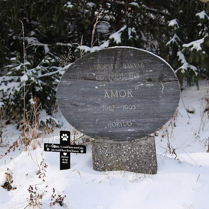 Pet Memorial Cross Supplier - Stake Plaques for Garden Grave Marker Gift