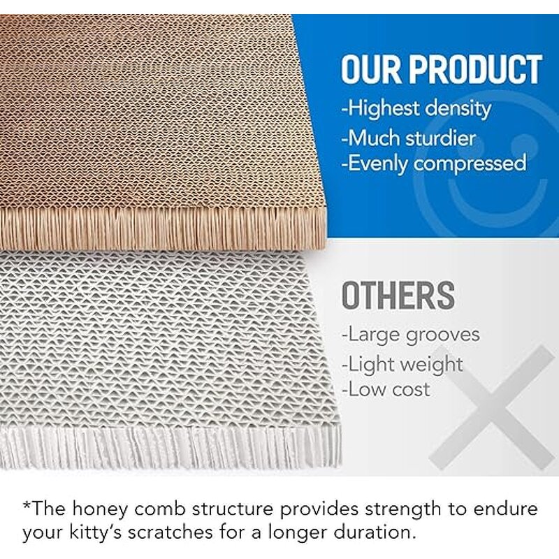 Cat Scratcher Manufacturer - 2 in 1 Cardboard Lounge Bed & Scratching Post