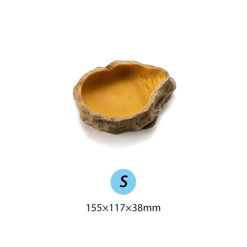 Reptile Toy Supplier - Small Horned Frog Water Basin Landscaping Feeder