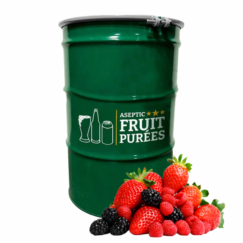 Brix 19 TA 0.2 Aseptic Bag Drum 200kg Pure Natural Beverage Drink Raw Material Fruit Puree mango Fermented Juice