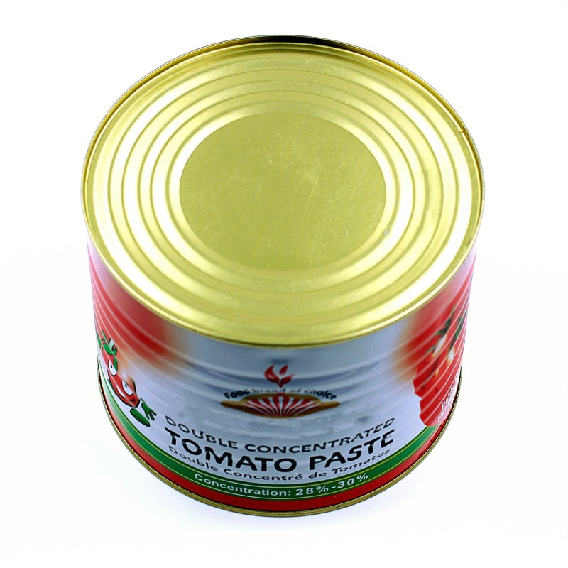 New Season Fresh Taste 36-38 Brix Natural Tomato Paste 70g-800g Tin Packing Ketchup Range