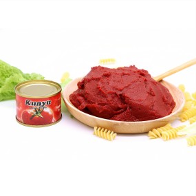 Natural Fresh Taste Tomato Paste Brix 36-38 Tin Packing 70g 140g 210g 400g 800g Category Ketchup