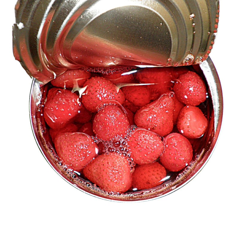New Season Whole Slice Diced Halves Canned Strawberry Fruit Syrup Pulp Premium Quality Canned Fruit