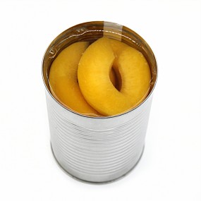 Canned Yellow Peach Slice Fruit Syrup Pulp
