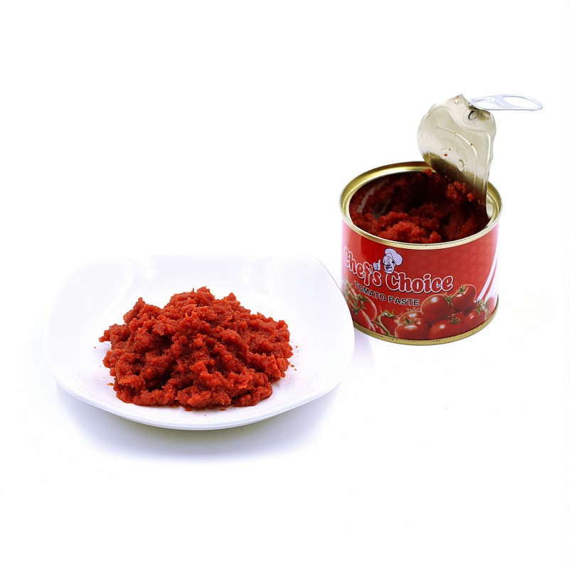 New Season Fresh Taste Natural Product Ketchup Tomato Paste in 70g 140g 210g 400g 800g Tin Packing Brix 36 38