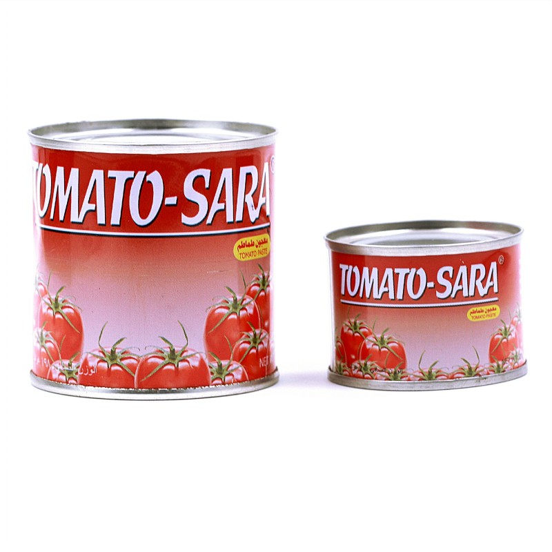 New Season Fresh Taste Natural Product Ketchup Tomato Paste in 70g 140g 210g 400g 800g Tin Packing Brix 36 38