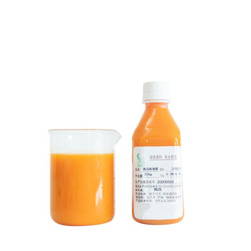 Aseptic 200kg Steel Barrel with Pure Natural Fruit & Vegetable Juice Beverage Drink Raw Material Pumpkin Concentrate Pulp