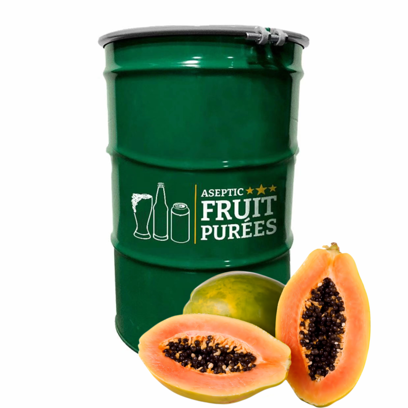 Brix 19 TA 0.2 Aseptic Bag Drum 200kg Pure Natural Beverage Drink Raw Material Fruit Puree mango Fermented Juice