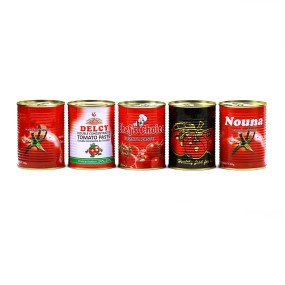 New Season Fresh Taste Natural Product Brix 36 38 70g 140g 210g 400g 800g Tomato Paste Tin Packing