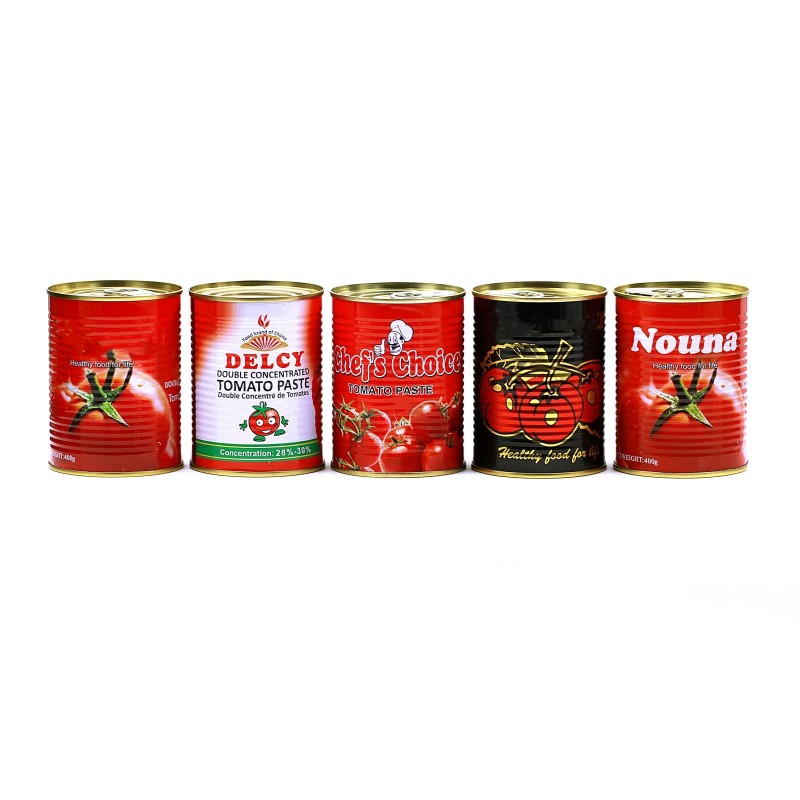 New Season Fresh Taste Natural Product Brix 36 38 70g 140g 210g 400g 800g Tomato Paste Tin Packing