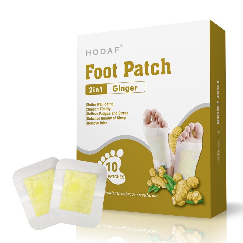 Ginger Body Cleansing Patch Supplier - Private Label Sleep Improved Aroma Bamboo Foot