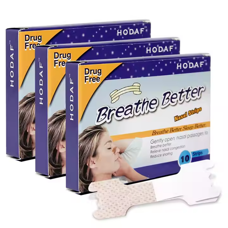 Anti Snoring Strips Supplier - Hot Selling Breath Sleep Tape Customized Nasal Strips
