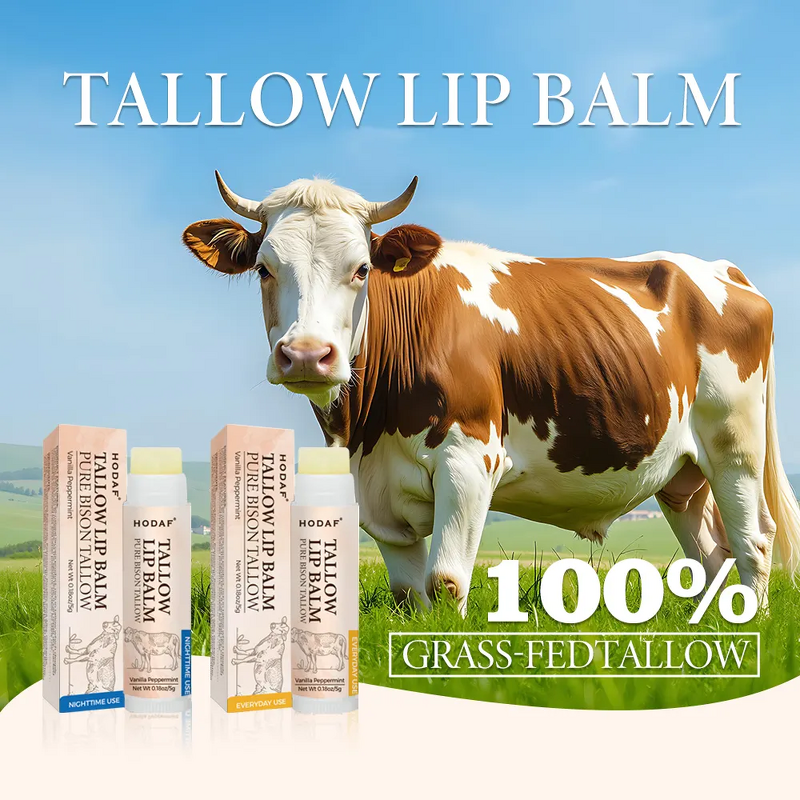 Vegan Lip Balm Manufacturer - Private Label 100% Grass Fed Beef Tallow Natural