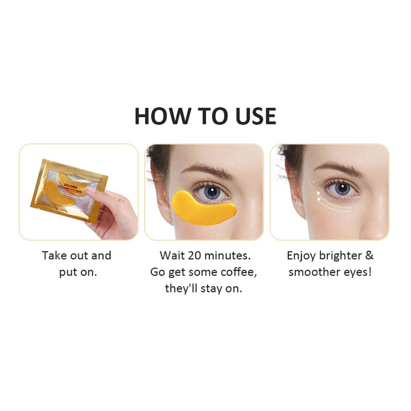 Crystal Collagen Eye Patch Supplier - Private Label Hydrogel Gel Patch for Eye Care