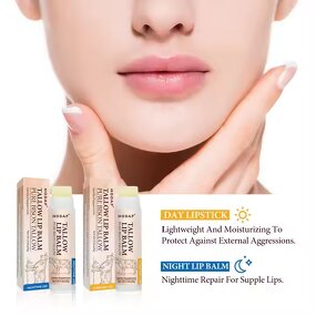 Repairing Lip Balm Factory - New Arrival Organic 100% Grass-Fed Tallow for Dry Lips