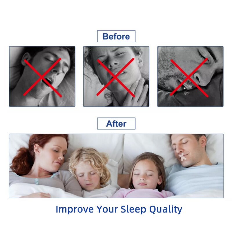 Anti-Snoring Strips Factory - Adults Lip Shape Sleep Strips Patch Anti-Snoring Devices