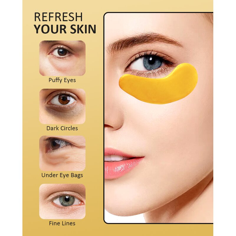 Crystal Collagen Eye Patch Supplier - Private Label Hydrogel Gel Patch for Eye Care