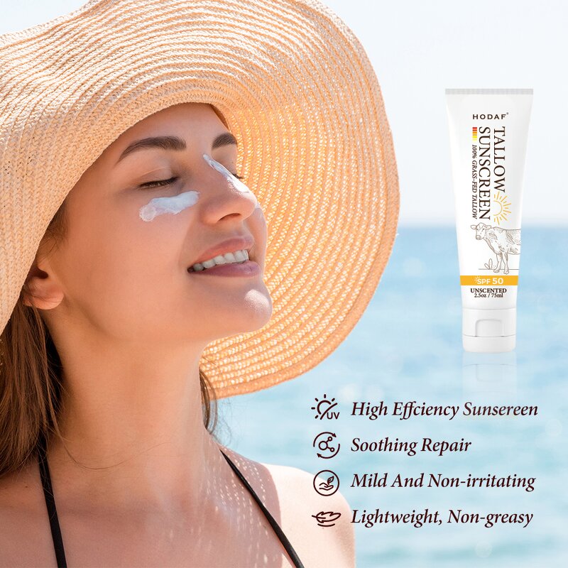 Tallow Sunscreen Cream Supplier - Private Label Nourishing Moisturizing Protect Skin
