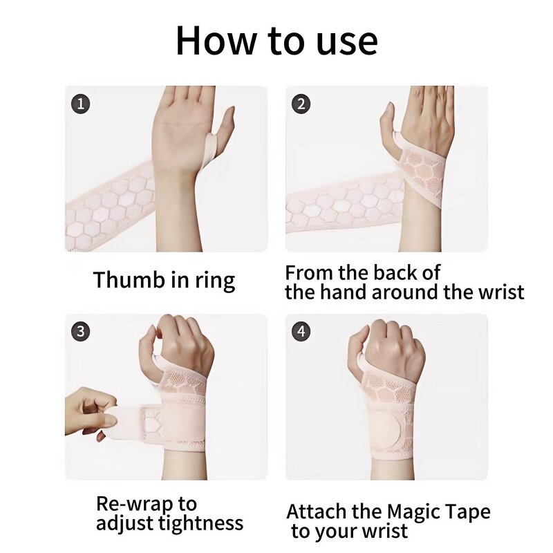 Sport Wrist Sleeves Factory - Nylon Breathable Sweat Absorbing Forearm Protection Band