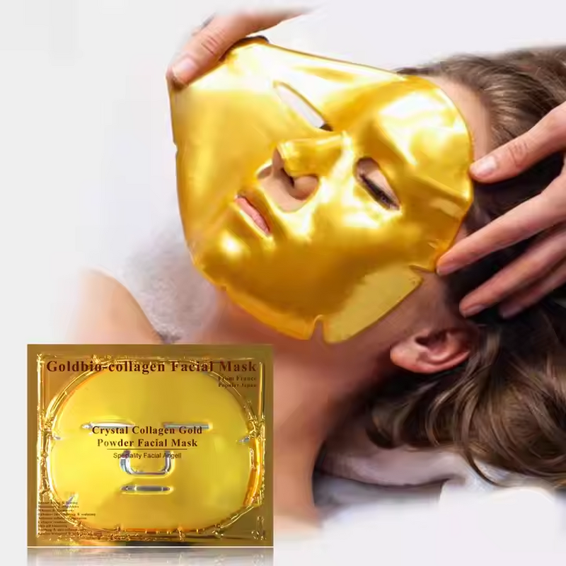 Gold Face Masque Factory - OEM ODM 24K Natural Hyaluronic Acid Collagen Mask