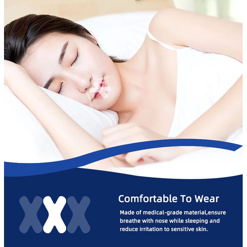 Anti-Snoring Strips Factory - Adults Lip Shape Sleep Strips Patch Anti-Snoring Devices