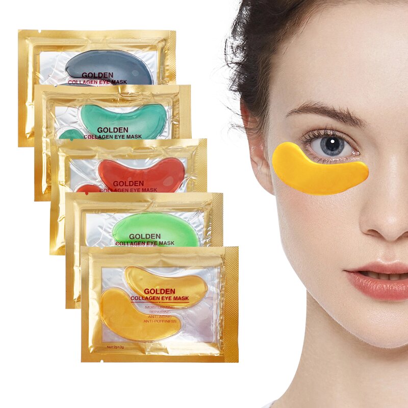 Crystal Eyelid Patch Manufacturer - Private Label Gold Powder Gel Mask Remove Dry