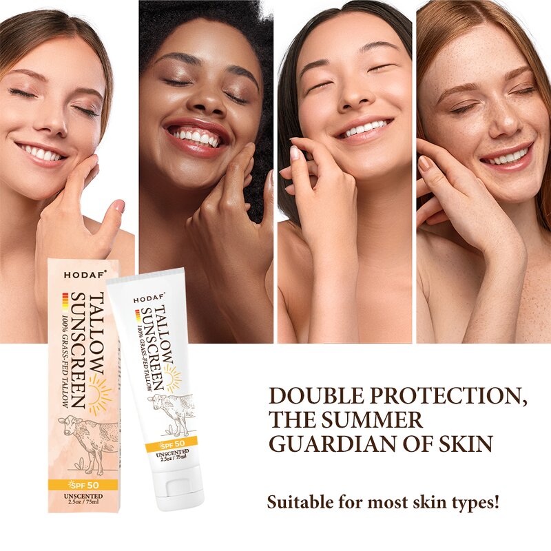 Tallow Sunscreen Cream Supplier - Private Label Nourishing Moisturizing Protect Skin