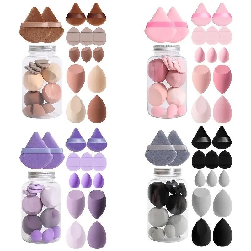 Makeup Egg Set Supplier - Hot Selling Fashion Multi-Color Beauty Egg with Ribbon