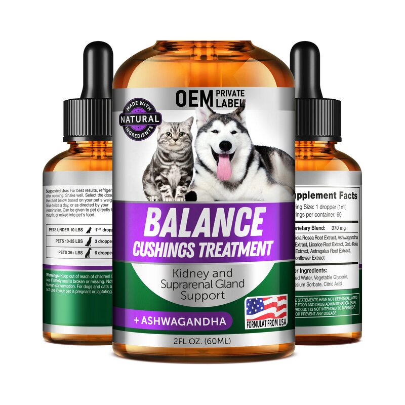 Kidney Support Drops Factory - Pet Liquid Supplement for Cushings