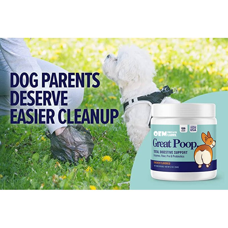 Probiotic Soft Chews Supplier - Custom Dog Vitamin Digestive Enzymes
