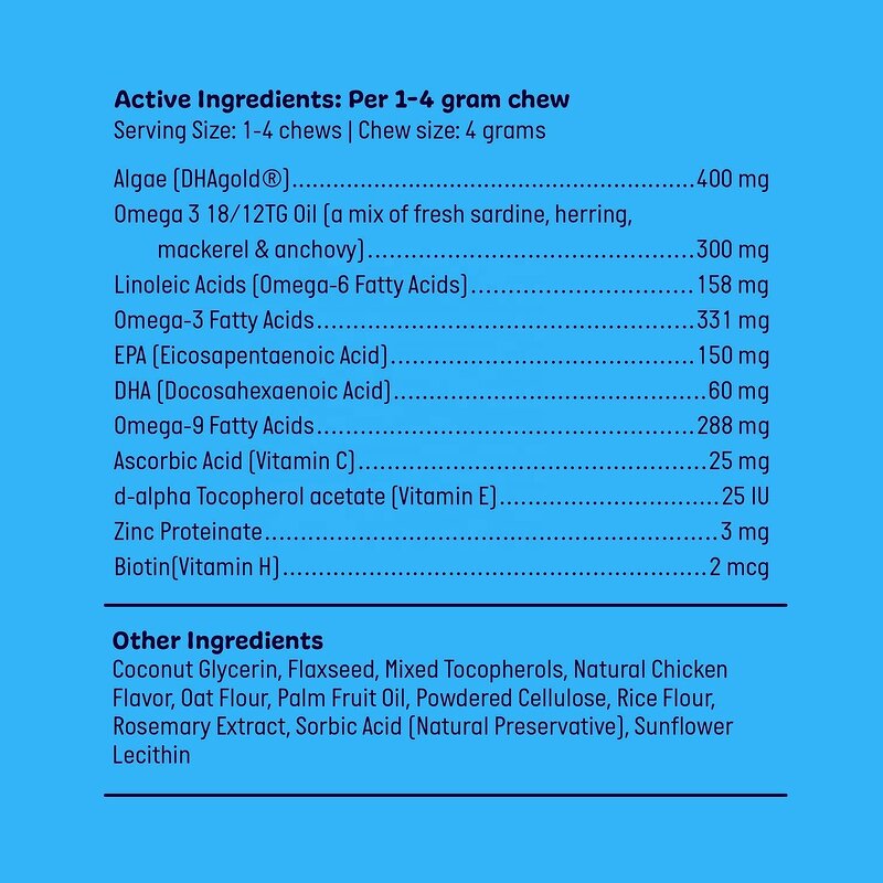 Omega 3 Dog Chews Factory - Fish Oil for Skin and Coat