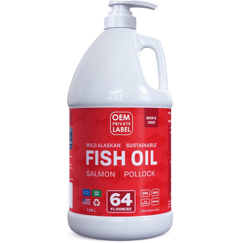 Salmon Oil for Pets Factory - Omega 3 EPA DHA Skin Coat