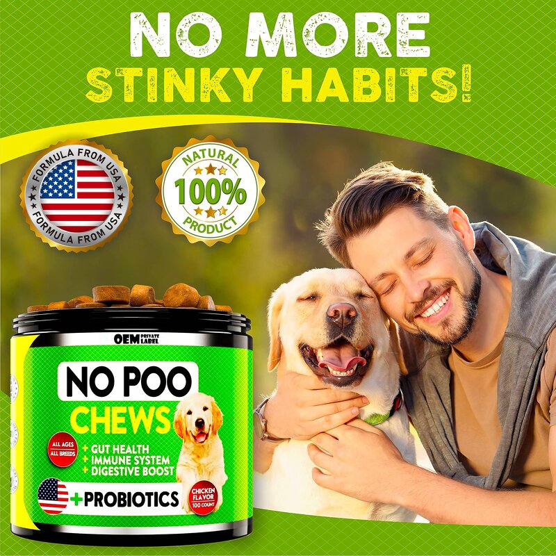 Stool Eating Deterrent Manufacturer - Custom Formula Soft Chews for Dogs