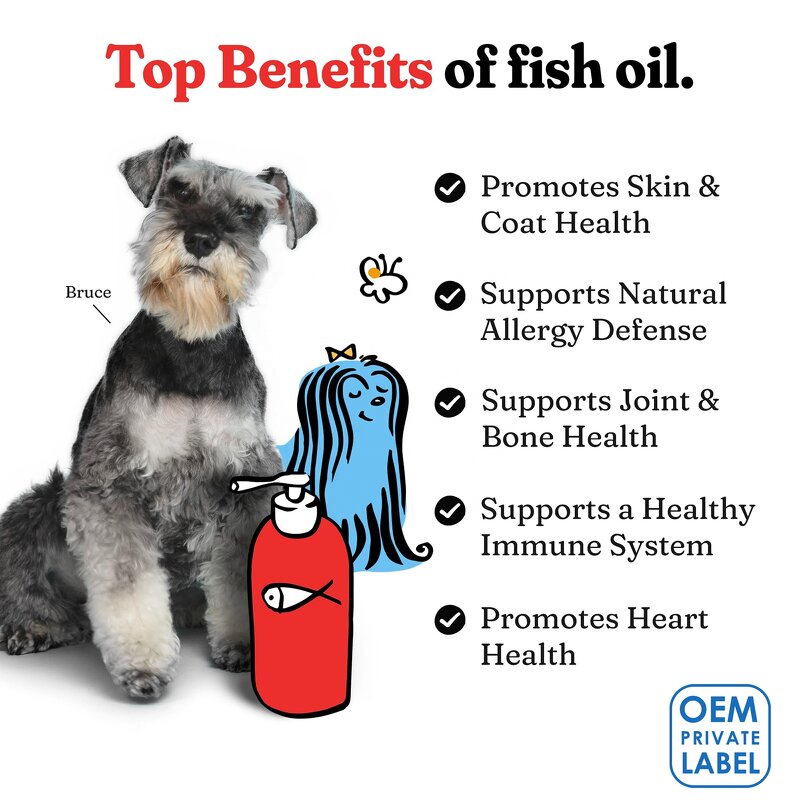 Salmon Oil for Pets Factory - Omega 3 EPA DHA Skin Coat