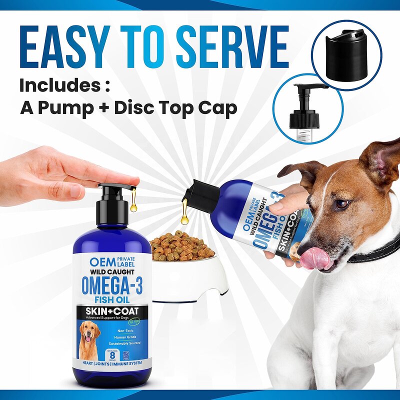 Omega 3 Fish Oil Manufacturer - OEM for Dogs Skin Coat Allergy