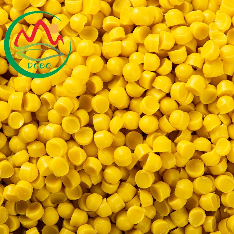 PVC Raw Material Granules Supplier - Yellow Plastic for Shrink Film