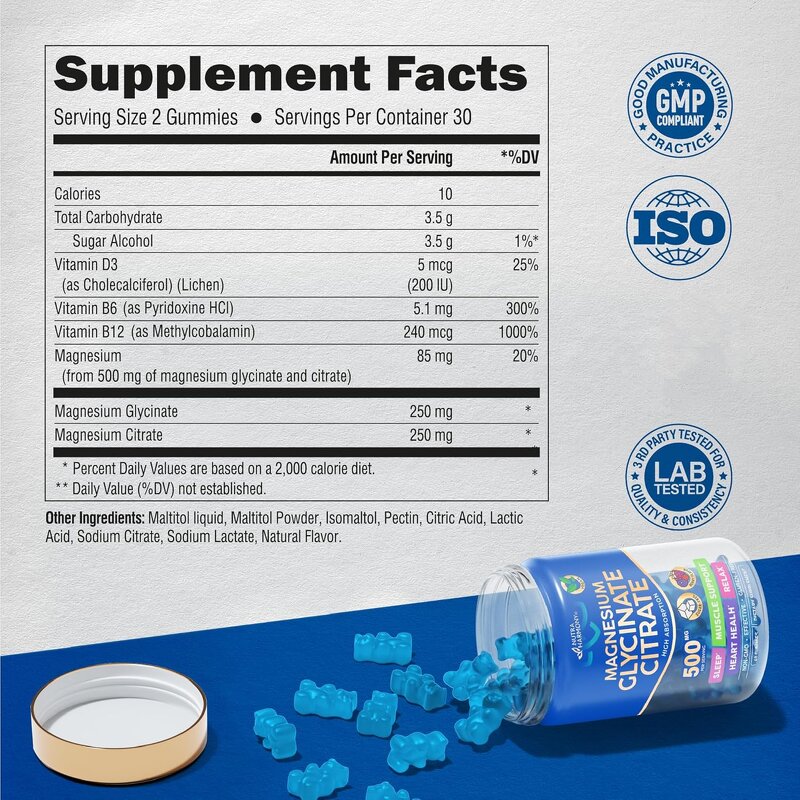 Magnesium Citrate Gummies Supplier - Relief Stress Promote Sleep